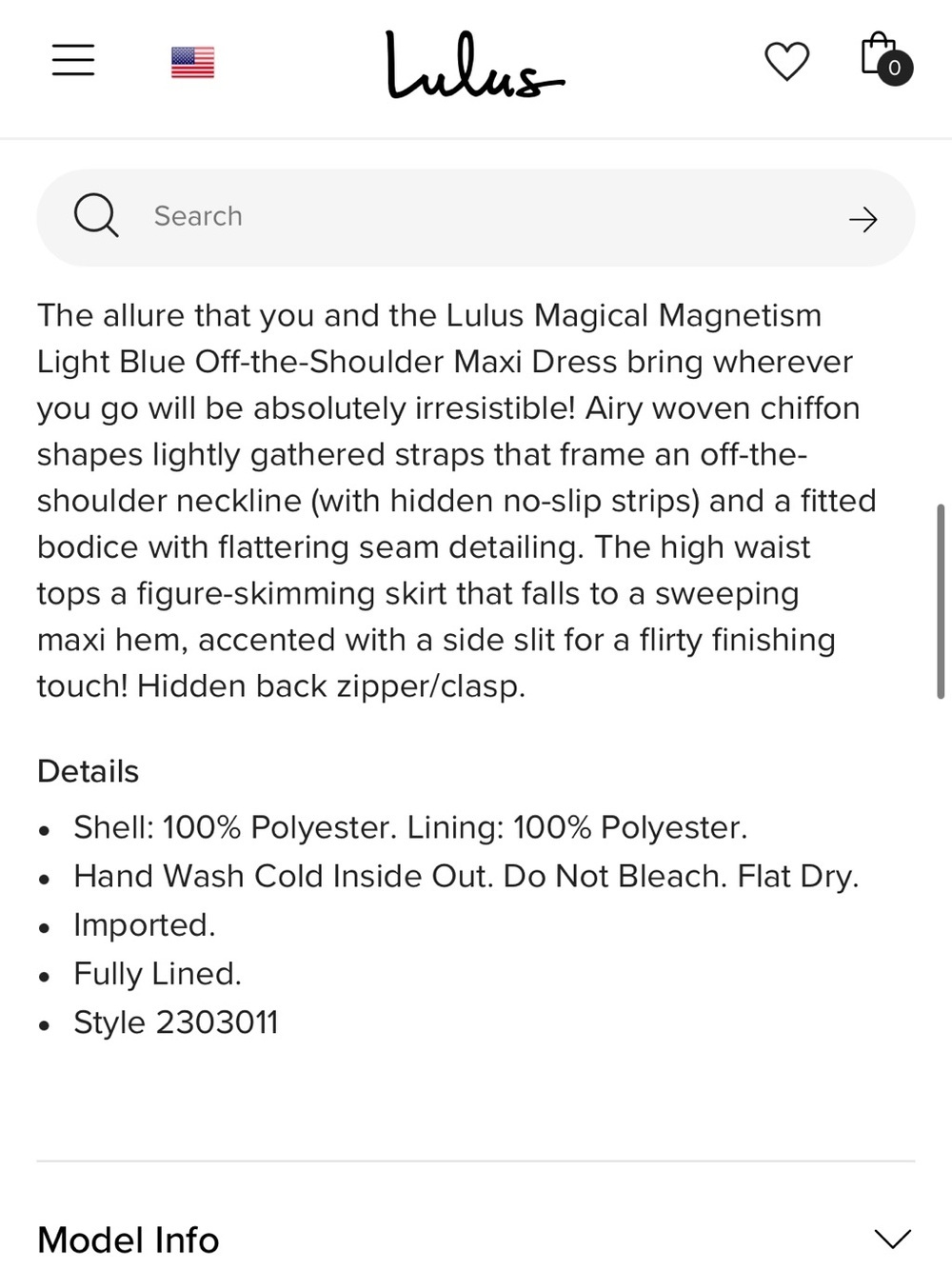 Lulus Magical Magnetism Light Blue Off-the-Shoulder
Maxi Dress - Picture 6 of 12